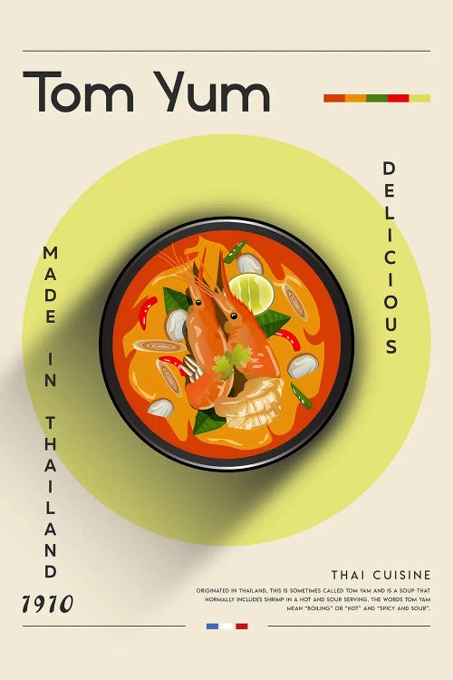 Tom Yum II by GastroWorld wall art