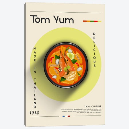 Tom Yum II Canvas Print #GWD149} by GastroWorld Canvas Print