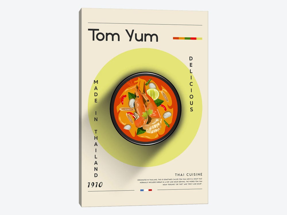 Tom Yum II by GastroWorld 1-piece Canvas Art