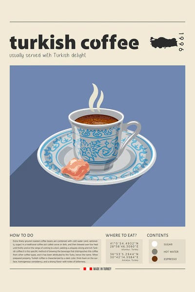 Middle Eastern Culture: Turkish Coffee by GastroWorld