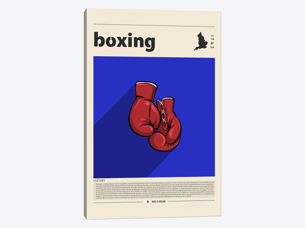 Boxing by GastroWorld 1-piece Canvas Art