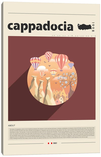Cappadocia City Canvas Art Print - GastroWorld