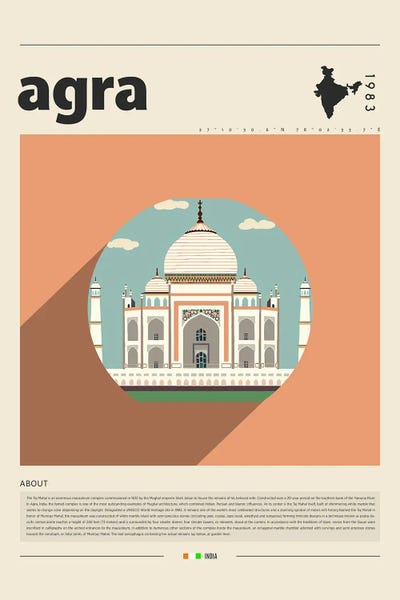 South Asian Culture: Agra City by GastroWorld