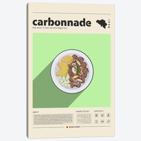 Carbonnade Canvas Print #GWD21} by GastroWorld Canvas Art Print