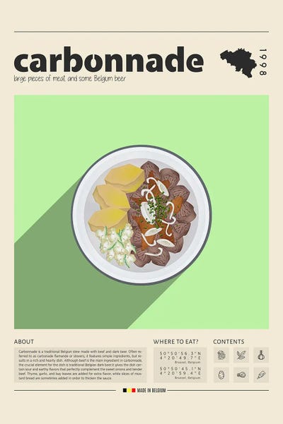 Food & Drink Posters: Carbonnade by GastroWorld