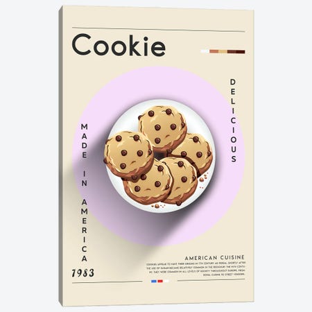 Cookie I Canvas Print #GWD33} by GastroWorld Canvas Art