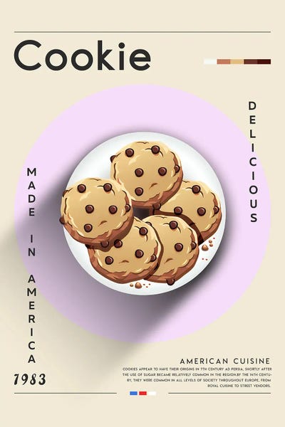Food & Drink Posters: Cookie I by GastroWorld