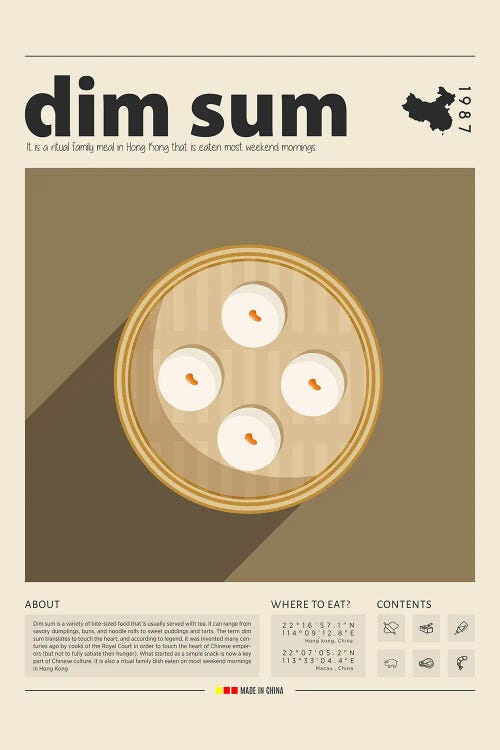 Dim Sum II by GastroWorld wall art
