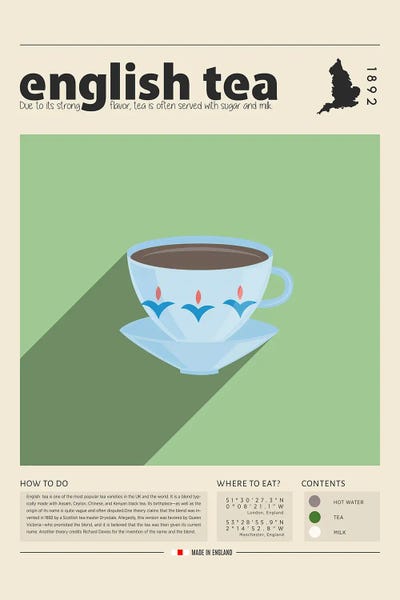 Food & Drink Posters: English Tea by GastroWorld