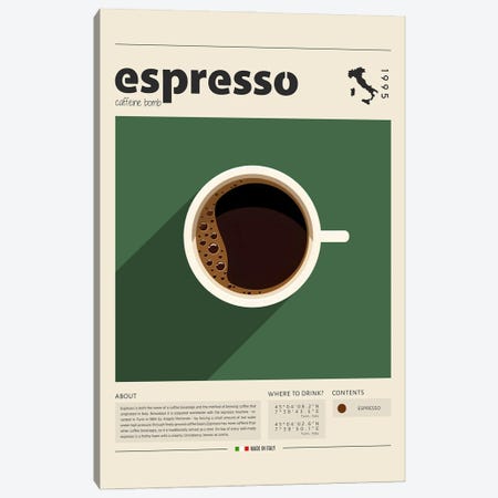 Espresso Canvas Print #GWD50} by GastroWorld Canvas Wall Art