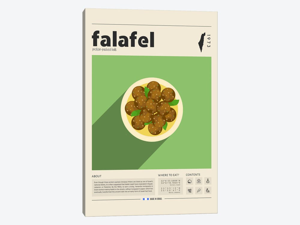 Falafel by GastroWorld 1-piece Art Print