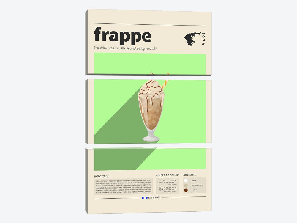Frappe by GastroWorld 3-piece Canvas Artwork