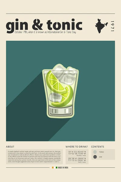 South Asian Culture: Gin And Tonic by GastroWorld