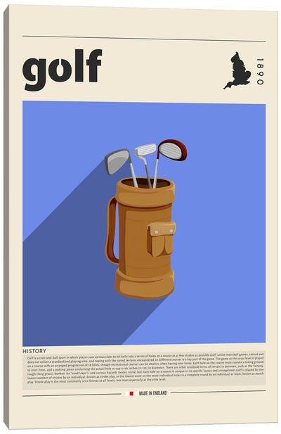 Golf Canvas Art Print - GastroWorld