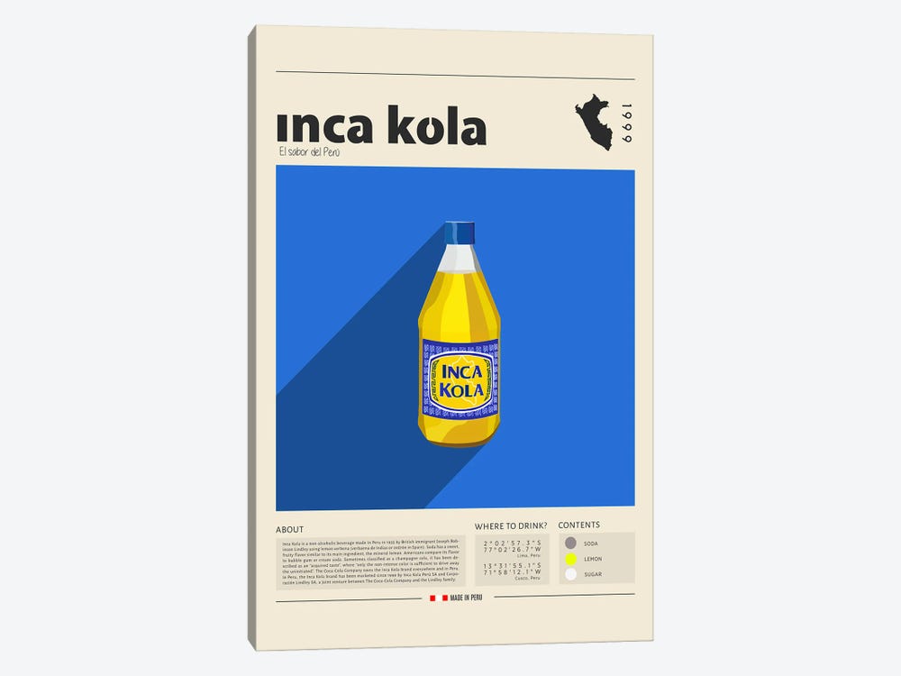 Inca Kola by GastroWorld 1-piece Art Print