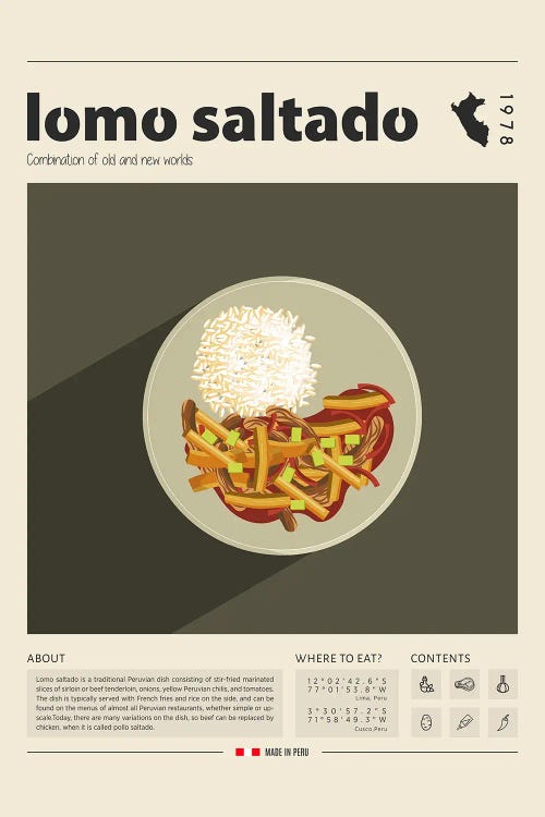 Lomo Saltado by GastroWorld wall art
