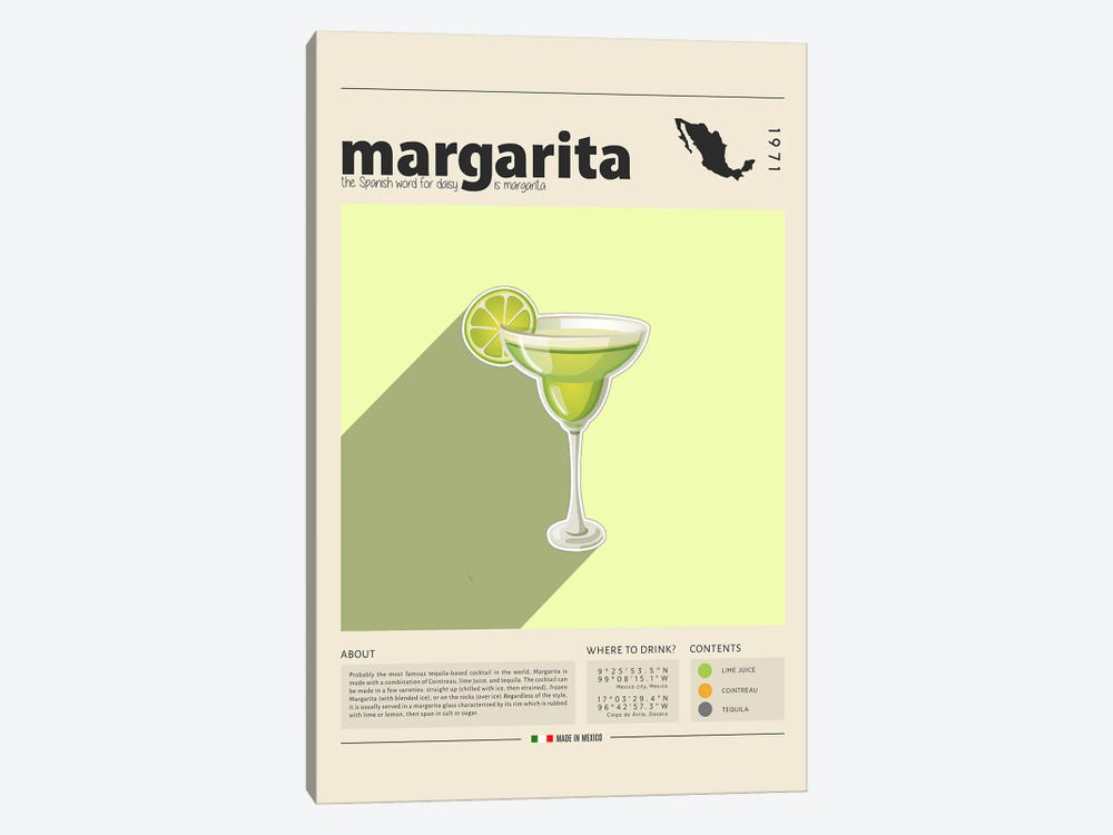 Margarita by GastroWorld 1-piece Canvas Wall Art