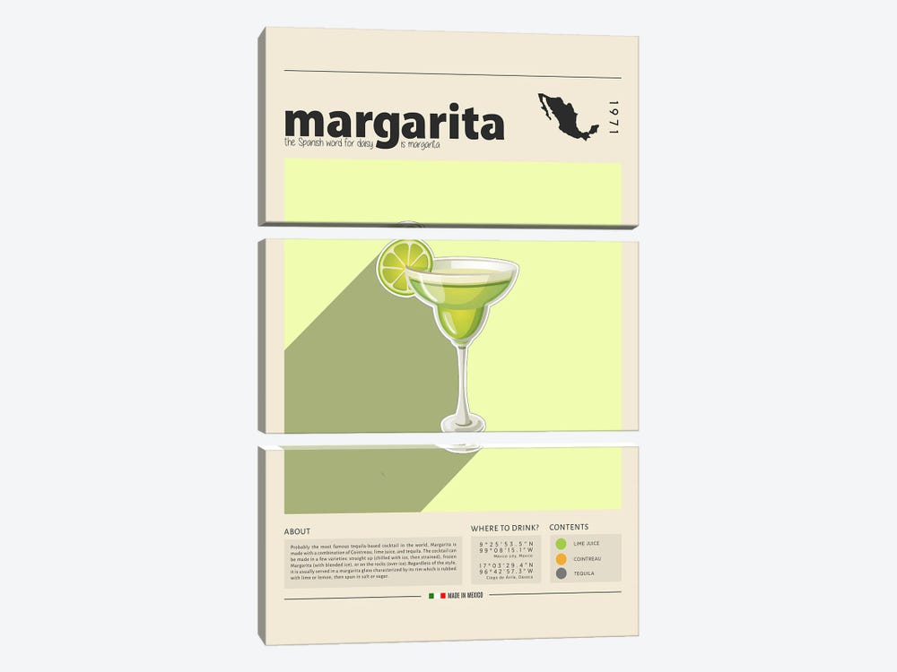 Margarita by GastroWorld 3-piece Canvas Artwork