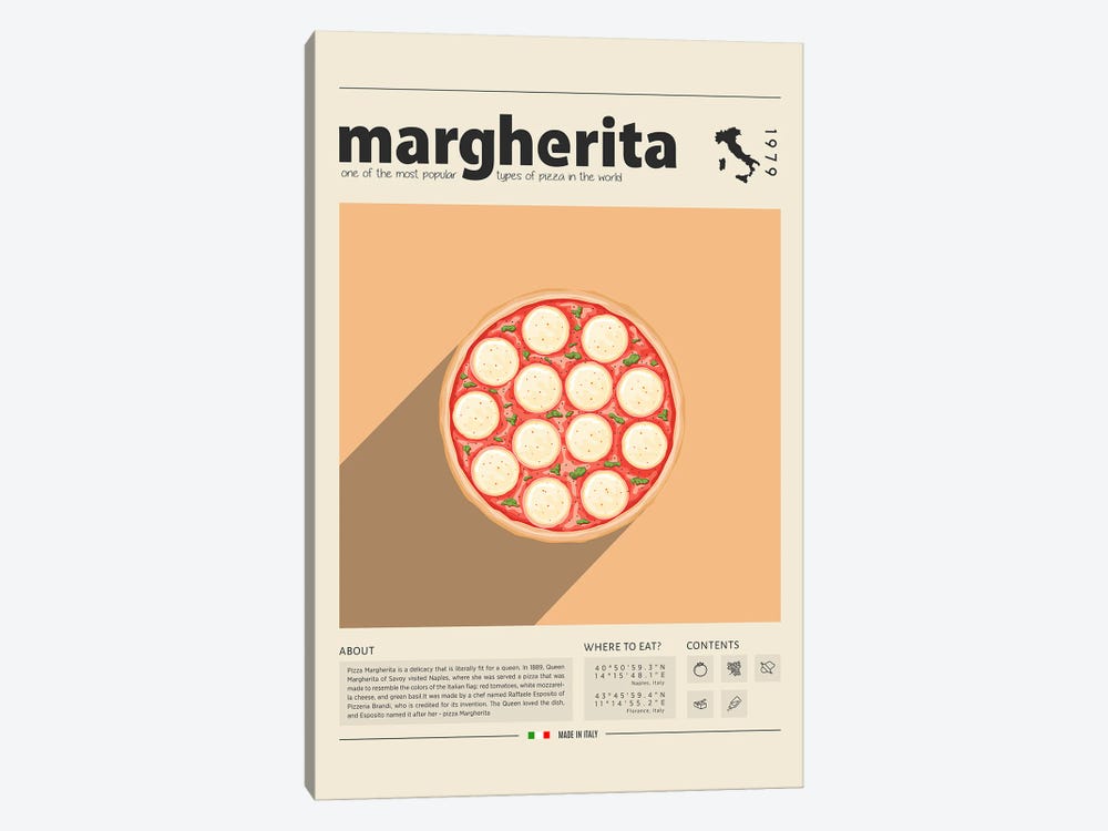 Margherita by GastroWorld 1-piece Canvas Print