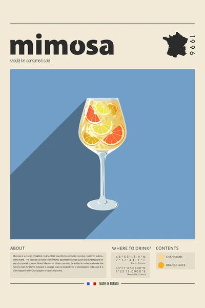 Food & Drink Posters: Mimosa by GastroWorld