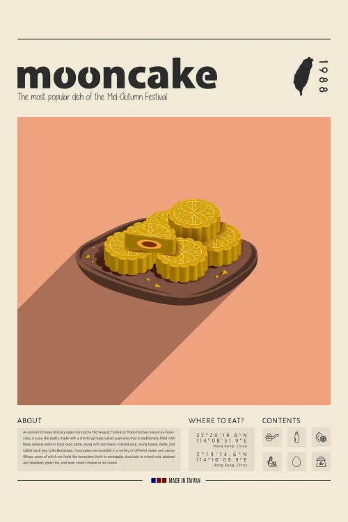 Mooncake by GastroWorld wall art
