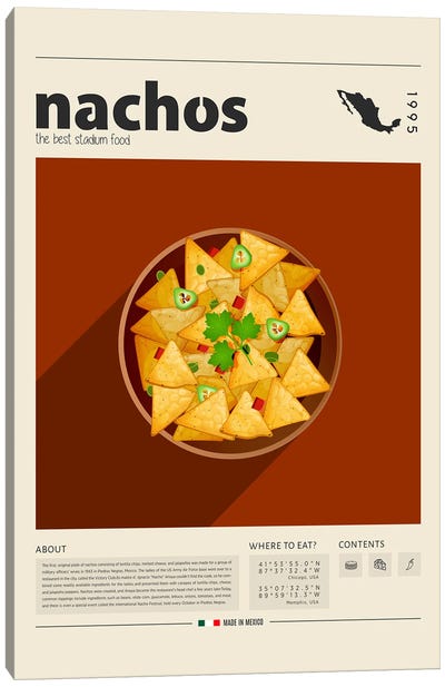 Nachos Canvas Art Print - Food & Drink Posters