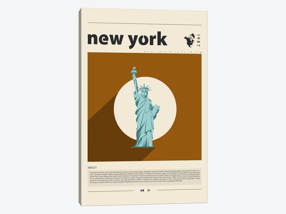 New York City by GastroWorld 1-piece Art Print