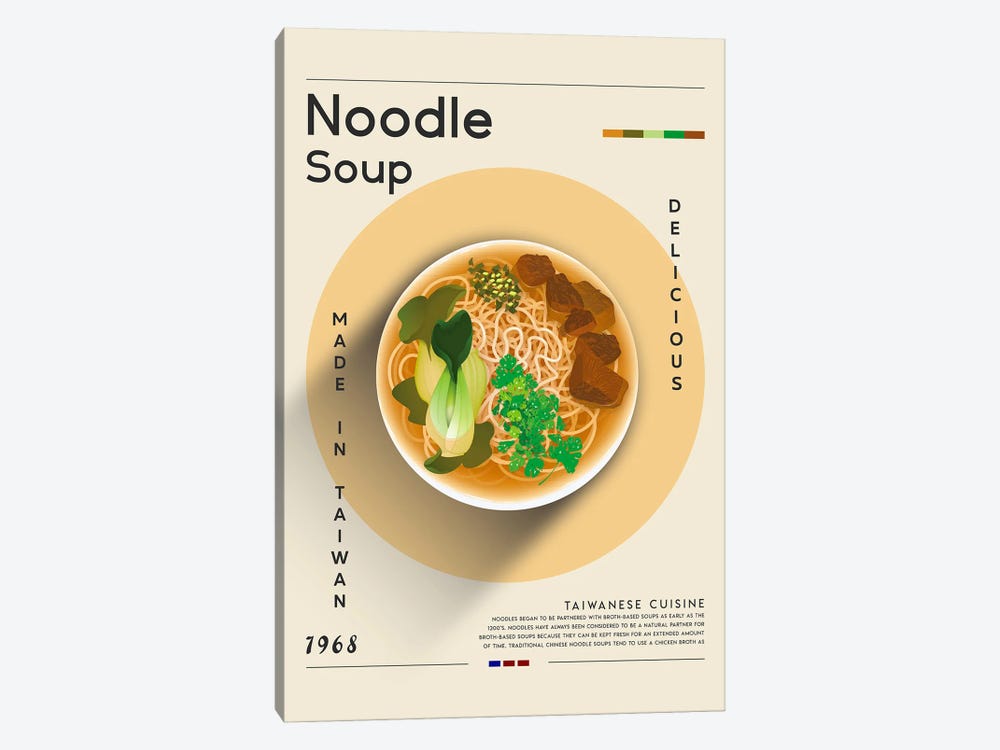 Noodle Soup I by GastroWorld 1-piece Art Print