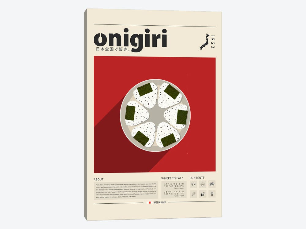Onigiri by GastroWorld 1-piece Art Print