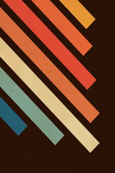 Retro Geo Abstracts: Retro IV by Gary Williams