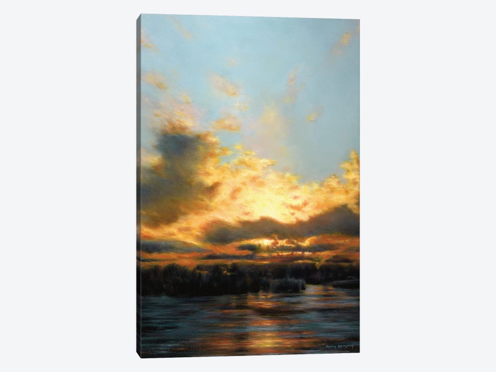 James River Sunset (Ancarrow's Landing) by Gulay Berryman 1-piece Canvas Print