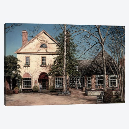 Merchants Square On A Brisk Winter Morning (Williamsburg, Virginia) Canvas Print #GYB24} by Gulay Berryman Canvas Print
