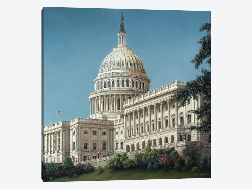 The Capitol, Washington D.C. by Gulay Berryman 1-piece Art Print