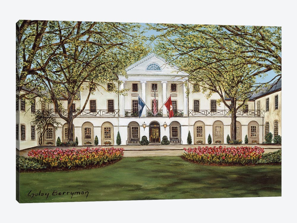 The Williamsburg Inn (Williamsburg, Virginia) by Gulay Berryman 1-piece Canvas Print