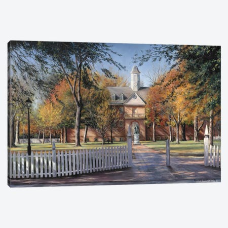 The Wren Building, College Of William And Mary Canvas Print #GYB38} by Gulay Berryman Art Print