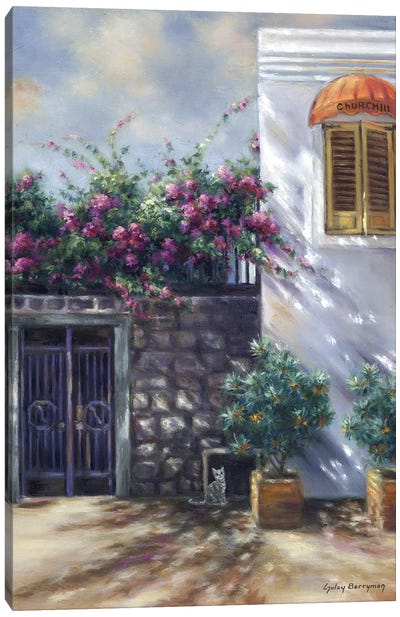 Bodrum Home I Canvas Art Print - Turkey Art