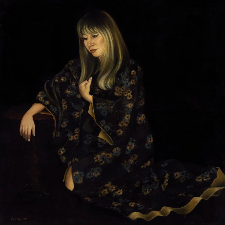 Self-Portrait In Kimono