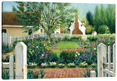 Springtime In Williamsburg (Williamsburg, Virginia) Canvas Art Print - Gulay Berryman