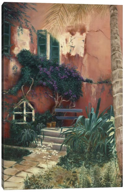 The Garden Of Madame Crespin Canvas Art Print - Gulay Berryman
