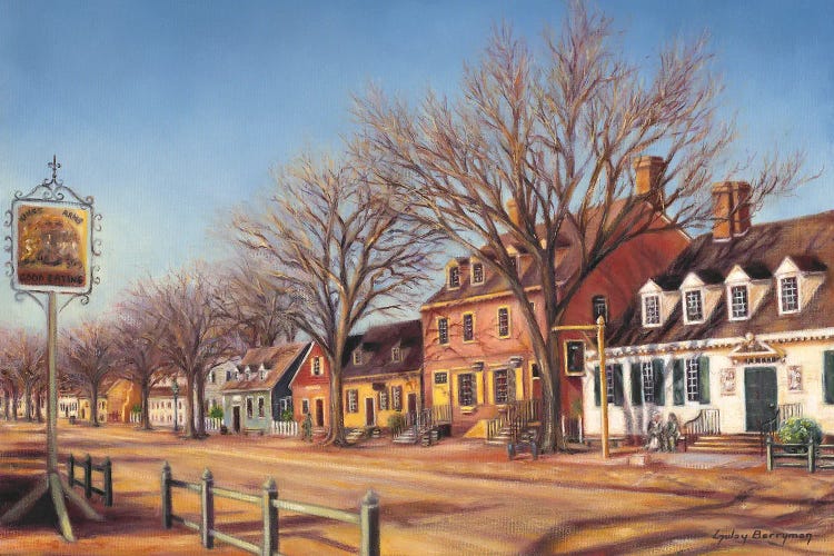 Duke Of Gloucester Street From King's Arms Tavern (Williamsburg, Virginia)