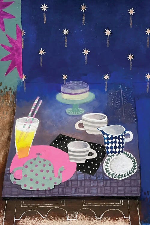 Birthday Tea by Gertie Young wall art