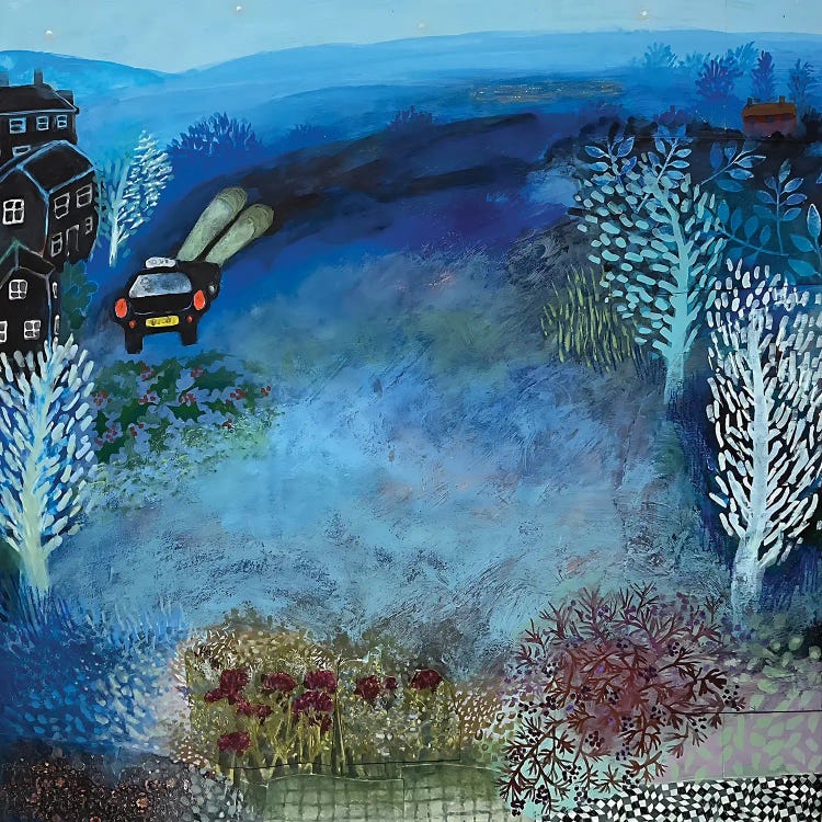 Taxi To The Airport by Gertie Young wall art