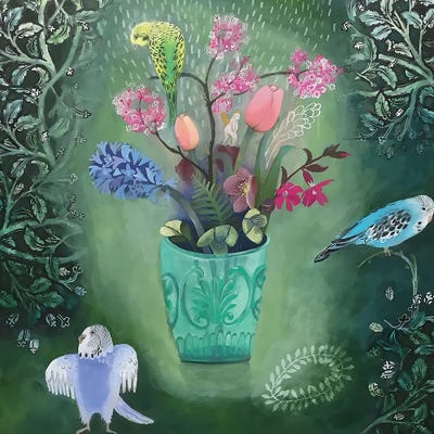 Lucky Cherub by Gertie Young art print