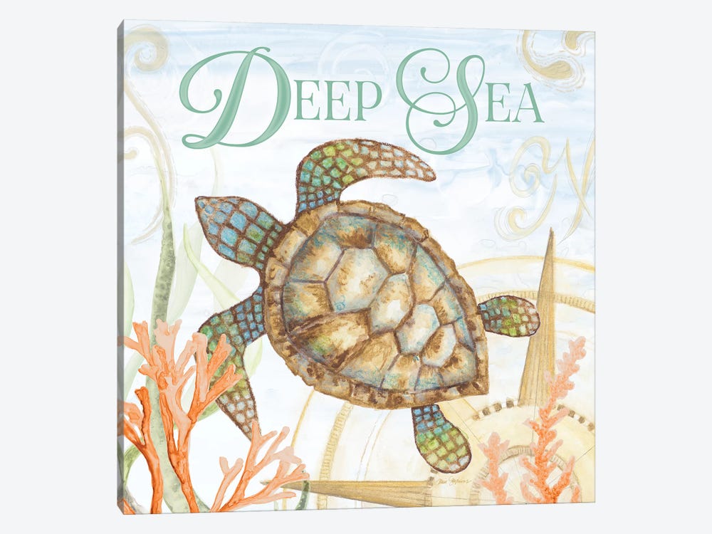 Deep Sea by Janice Gaynor 1-piece Canvas Art Print