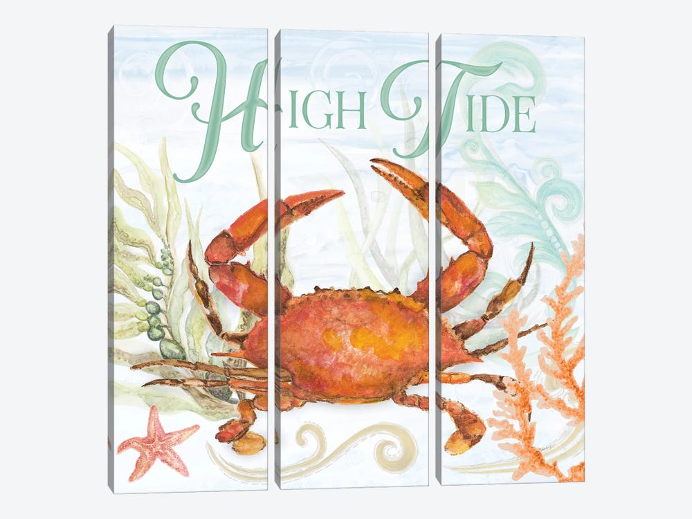 High Tide by Janice Gaynor 3-piece Canvas Art