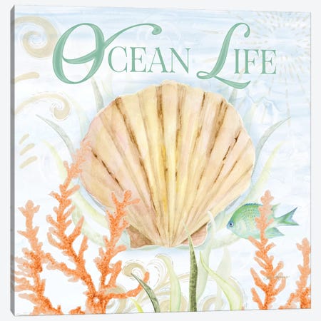 Ocean Life Canvas Print #GYN3} by Janice Gaynor Art Print