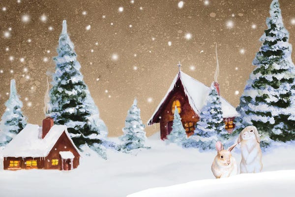 Rustic Winter: Christmas Village by Janice Gaynor