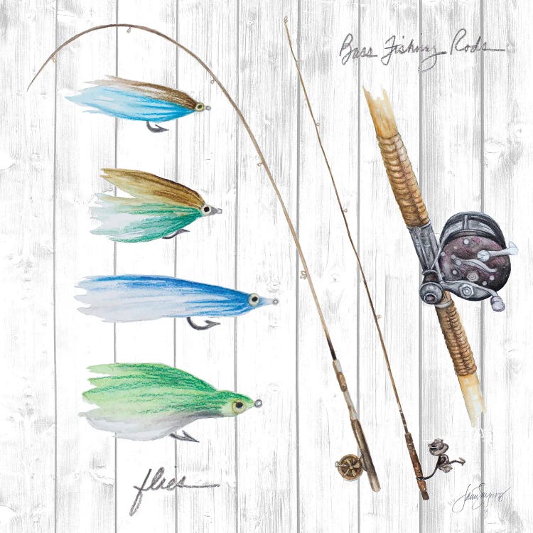 Bait And Tackle I by Janice Gaynor wall art