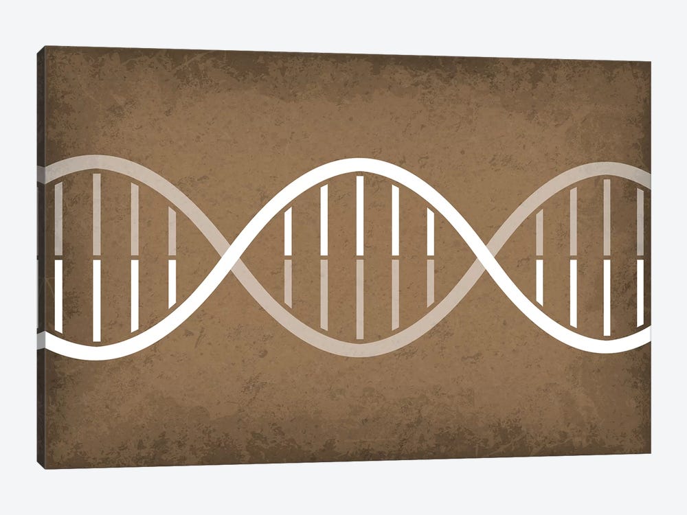 DNA Strand by GetYourNerdOn 1-piece Canvas Print