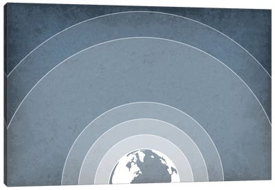 Earth's Atmosphere Canvas Art Print - Planet Art